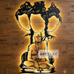 2D Modern Art Swami Samarth Laser cutting