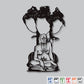 2D Modern Art Swami Samarth Laser cutting