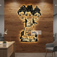 2D Modern Art Swami Samarth Laser cutting