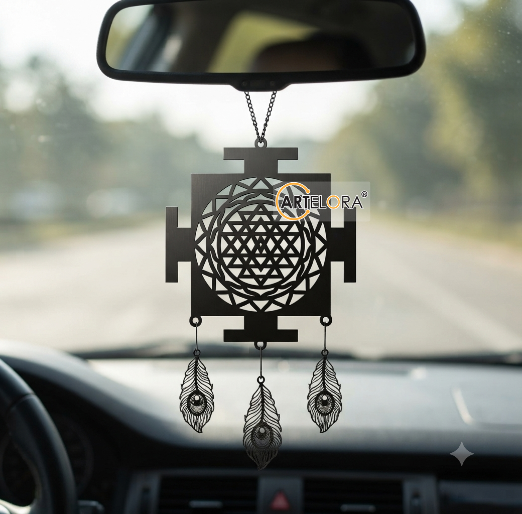 2D Modern Art Car Hanging Mantra Laser cutting