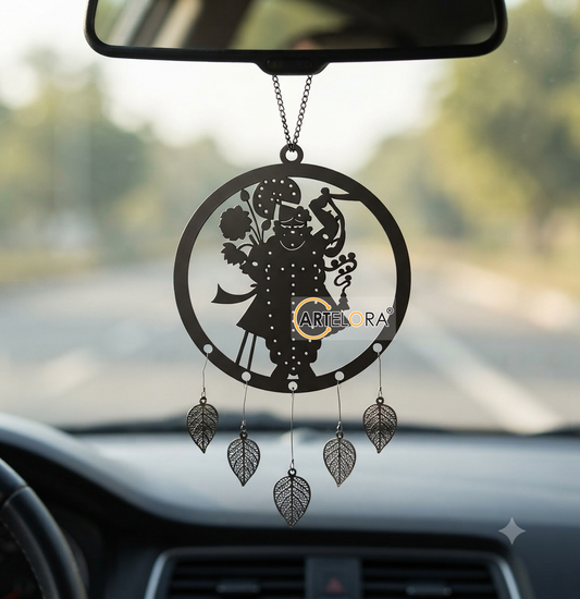 2D Modern Art Car Hanging shree nathji