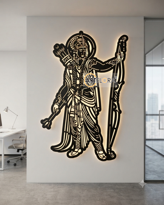 2D Modern Art Jay Shri Ram (Shree Ram Bhagwan-God)