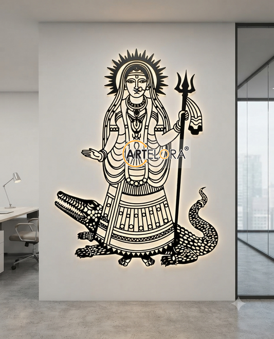 2D Modern Art Aai Shree Khodiyar Maa