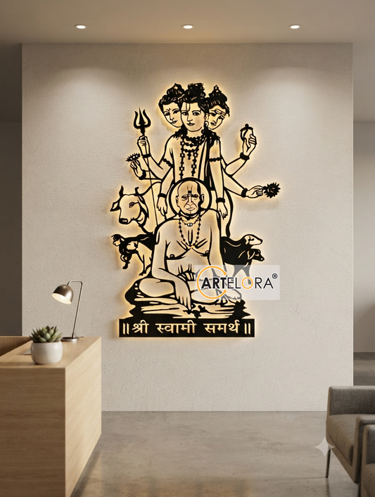 2D Modern Art Swami Samarth (Dattatreya Swamy)