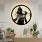 2D Modern Art Krishna wall art laser cutting