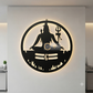 2D Modern Art Shiv (Mahadev) wall art laser cutting