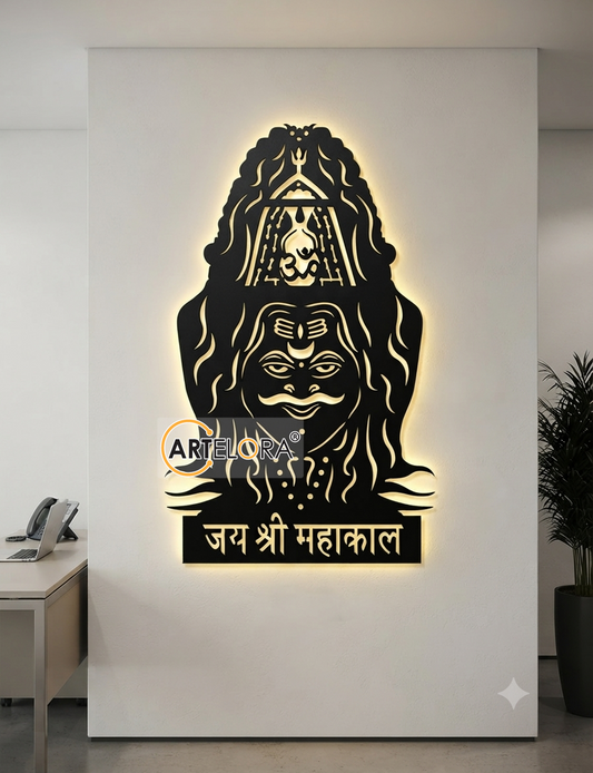 2D Modern Art Maha Kaleshwar Ujjain Laser cutting