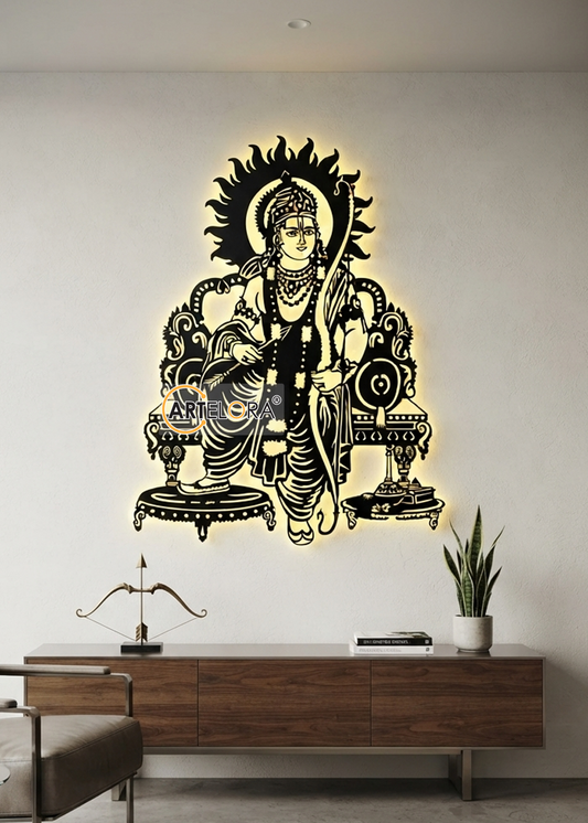 2D Modern Art Shri Ram Avatar (Vishnu Dashavatara)