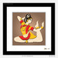 Premium Art Classical Woman Dance Bharatanatyam (15x15)