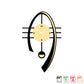 Wall Clock Metal Powder Coated